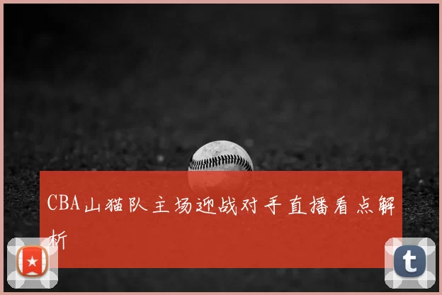 CBA山猫队主场迎战对手直播看点解析